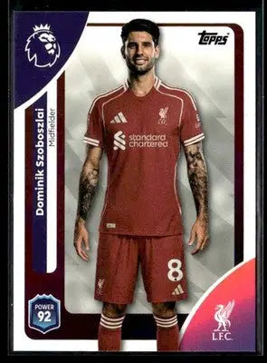 2025-26 Topps Premier League #171 Dominik Szoboszlai - Soccer Card Single