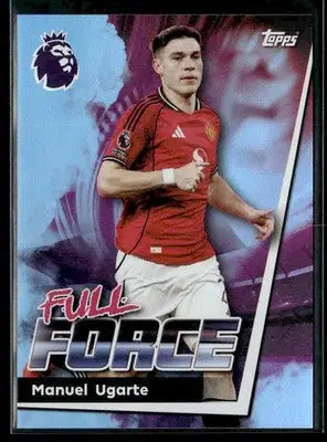2025-26 Topps Premier League #215 Manuel Ugarte Rainbow Foil - Soccer Card Single