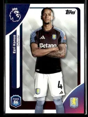 2025-26 Topps Premier League #22 Ezri Konsa - Soccer Card Single