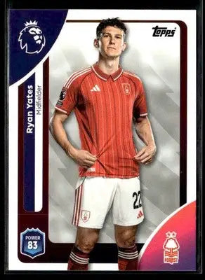 2025-26 Topps Premier League #242 Ryan Yates - Soccer Card Single