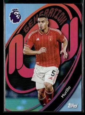 2025-26 Topps Premier League #250 Murillo Rainbow Foil - Soccer Card Single