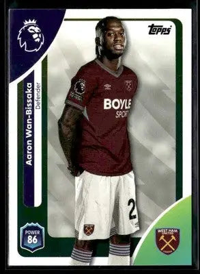 2025-26 Topps Premier League #275 Aaron Wan-Bissaka - Soccer Card Single