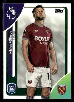 2025-26 Topps Premier League #282 Niclas Füllkrug - Soccer Card Single