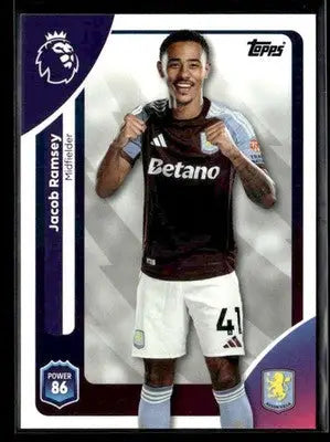 2025-26 Topps Premier League #29 Jacob Ramsey - Soccer Card Single