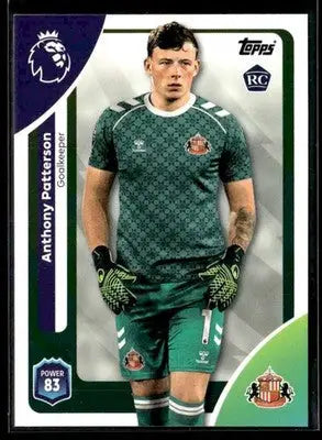 2025-26 Topps Premier League #344 Anthony Patterson - Soccer Card Single
