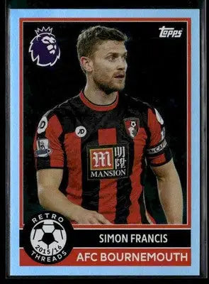 2025-26 Topps Premier League #383 Simon Francis Rainbow Foil - Soccer Card Single