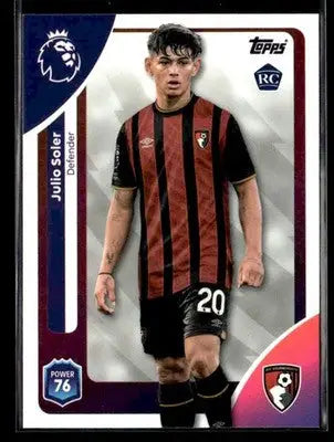 2025-26 Topps Premier League #41 Julio Soler - Soccer Card Single