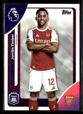 2025-26 Topps Premier League #5 Jurriën Timber - Soccer Card Single