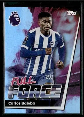 2025-26 Topps Premier League #89 Carlos Baleba Rainbow Foil