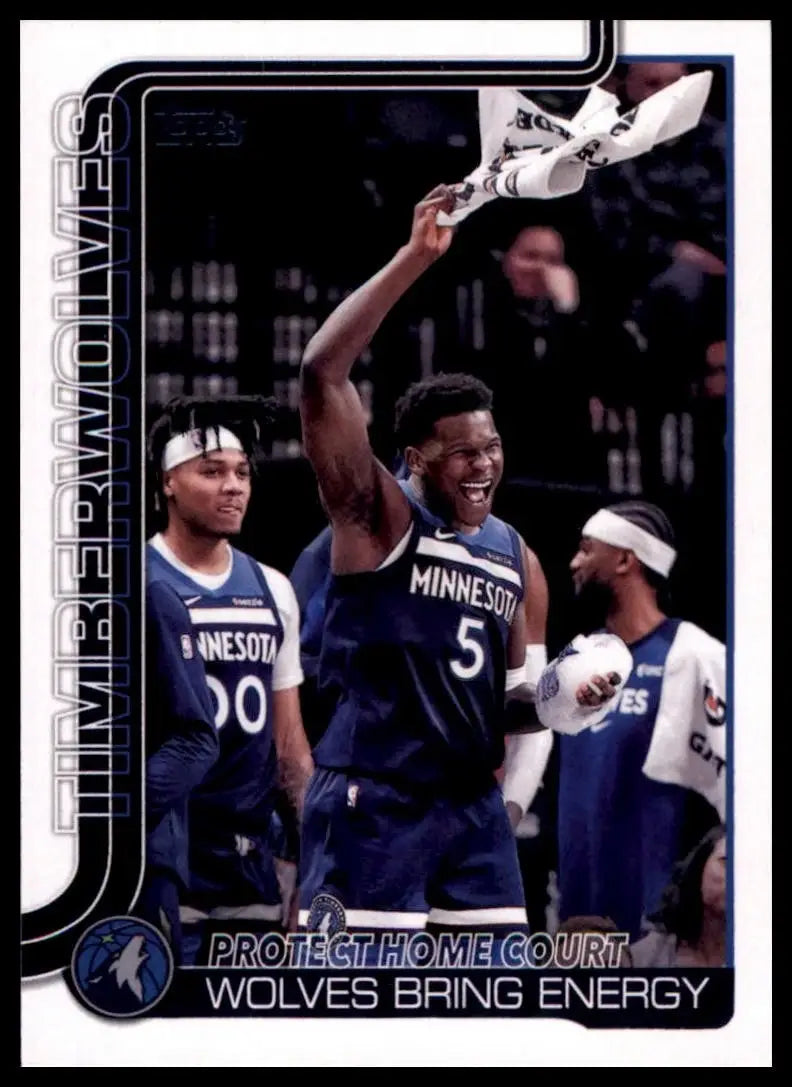 2025-26 Topps Protect Home Court #287 Minnesota Timberwolves Basketball Card NBA - Basketball Card Single