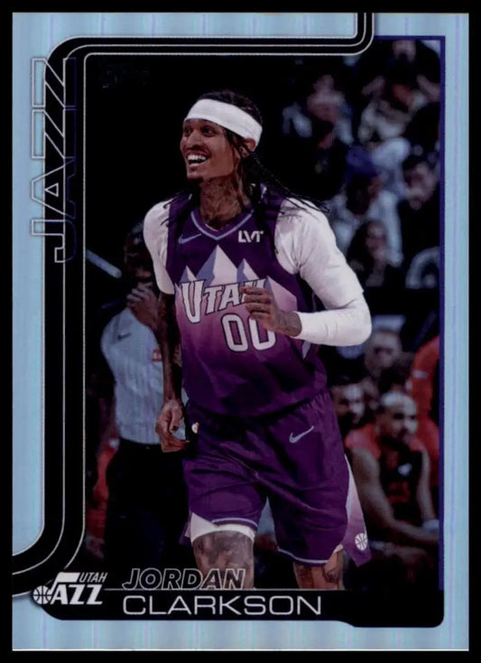 2025-26 Topps Rainbow Foil Jordan Clarkson #132 Utah Jazz Basketball Card NBA