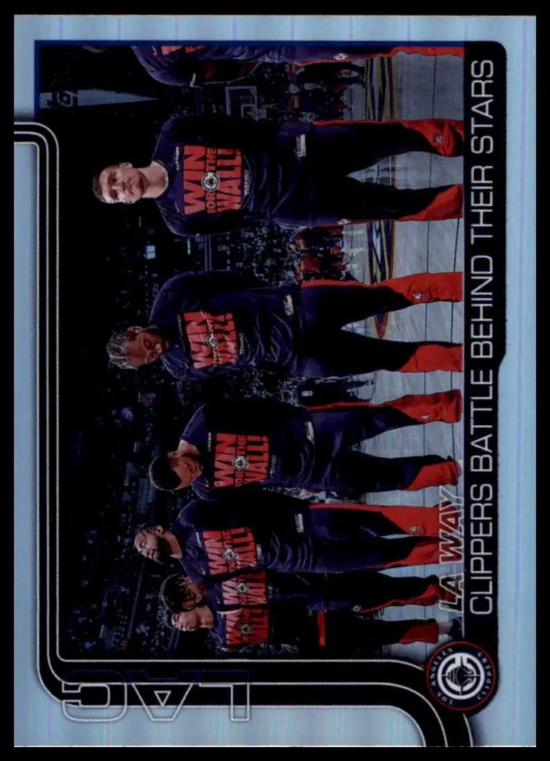 2025-26 Topps Rainbow Foil LA Way #292 Los Angeles Clippers Basketball Card NBA - Basketball Card Single