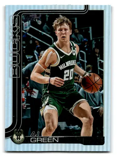 2025-26 Topps Rainbow Foilboard #57 AJ Green NM-MT Bucks ID:80775 - Basketball Card Single