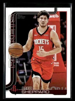 2025-26 Topps Reed Sheppard #178 Houston Rockets