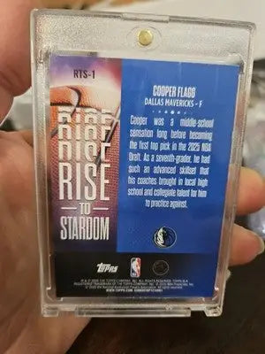 2025-26 Topps - Rise to Stardom Cooper Flagg #RTS-1 (RC) - Basketball Card Single