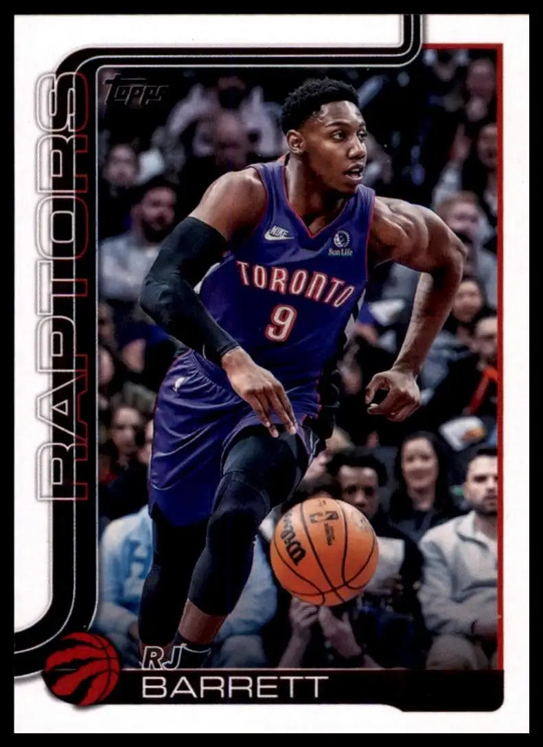 2025-26 Topps RJ Barrett #33 Toronto Raptors Basketball Card NBA Sports - Trading Card