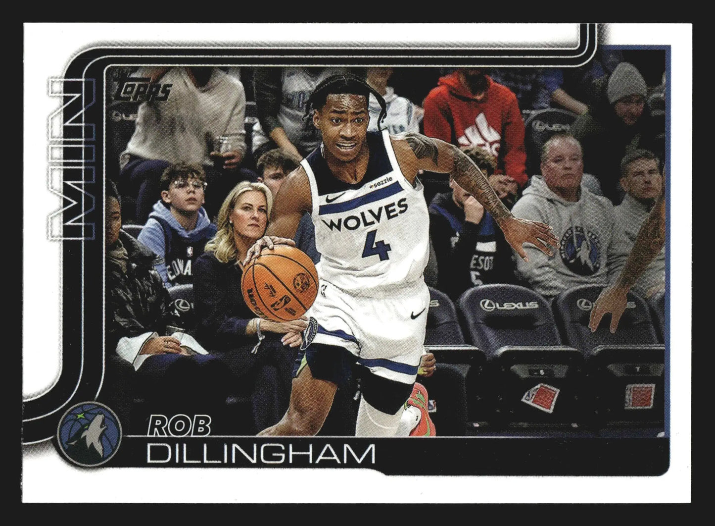 2025-26 Topps Rob Dillingham #114 Minnesota Timberwolves - Basketball Card Single