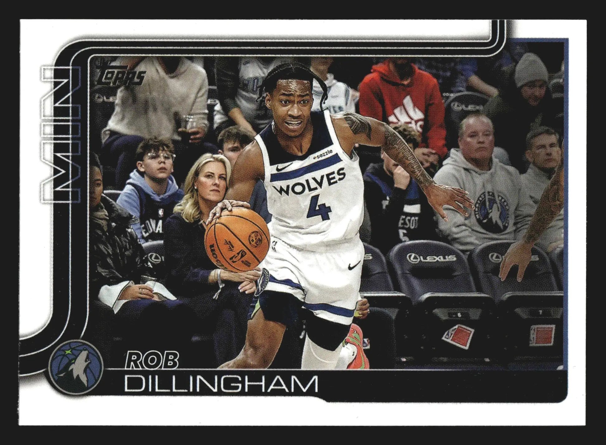 2025-26 Topps Rob Dillingham #114 Minnesota Timberwolves - Basketball Card Single