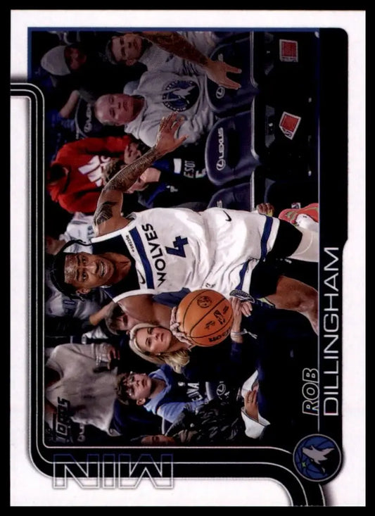 2025-26 Topps Rob Dillingham #114 Minnesota Timberwolves Basketball Card NBA