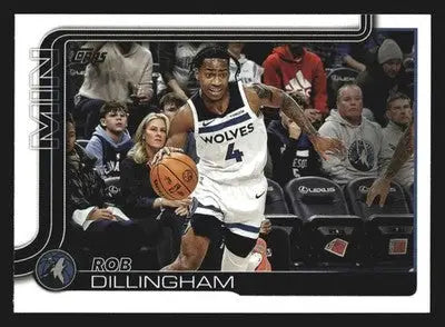 2025-26 Topps Rob Dillingham #114 Minnesota Timberwolves - Basketball Card Single