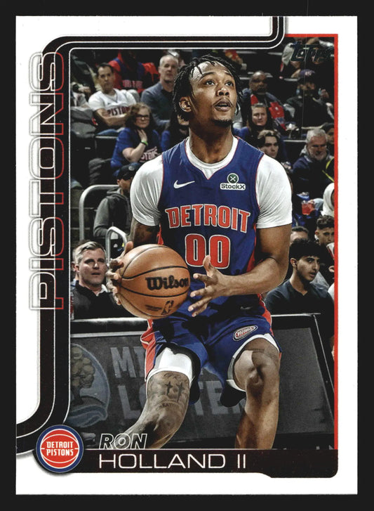 2025-26 Topps Ron Holland II #42 Detroit Pistons