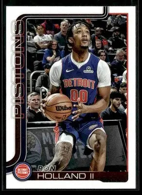2025-26 Topps Ron Holland II #42 Detroit Pistons