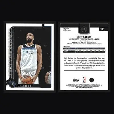 2025-26 Topps Rudy Gobert #111 Minnesota Timberwolves
