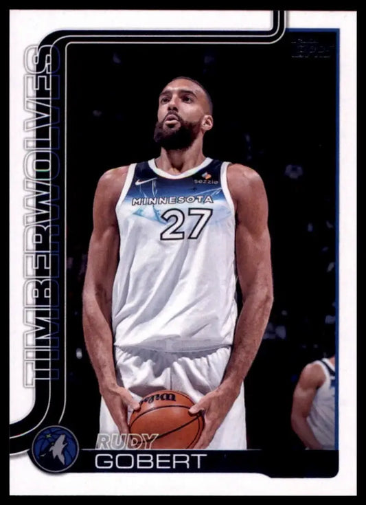 2025-26 Topps Rudy Gobert #111 Minnesota Timberwolves Basketball Card NBA Sports