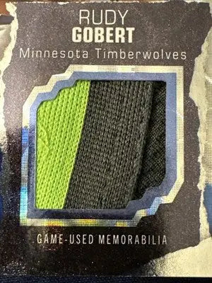 2025-26 Topps Rudy Gobert Ripper Relics /25 Game used Mem - Basketball Card Single
