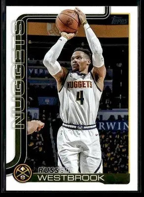 2025-26 Topps Russell Westbrook #104 Base Denver Nuggets - Basketball Card Single