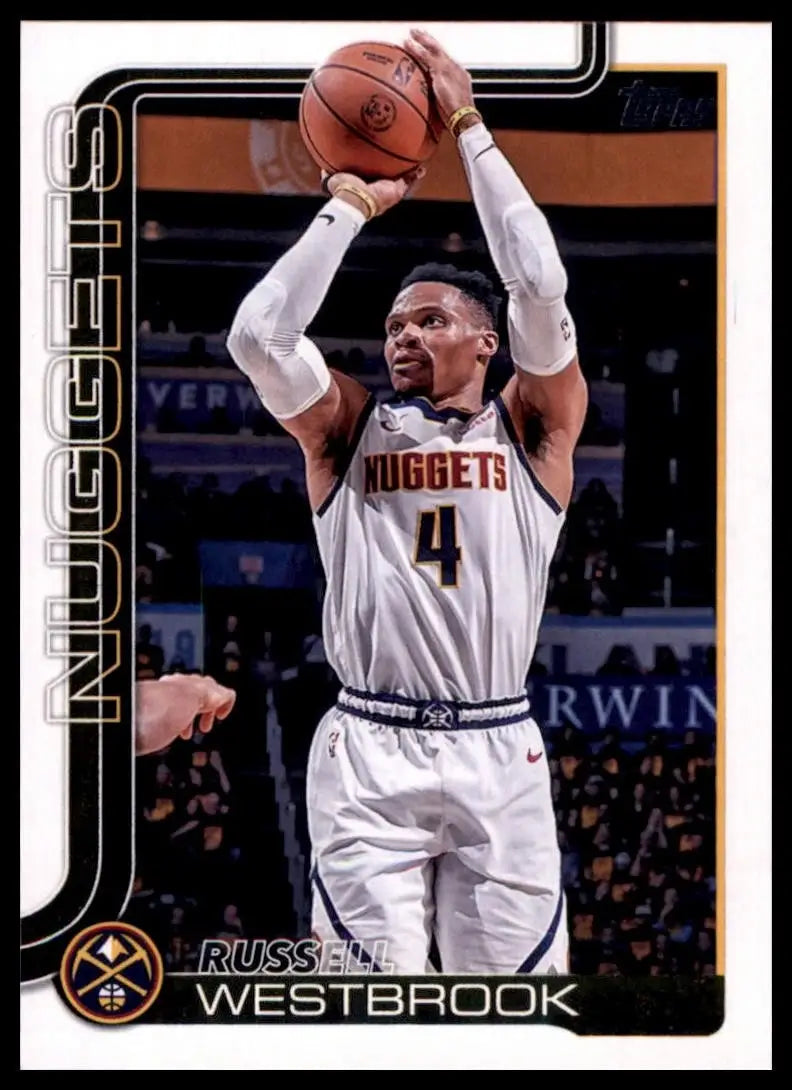 2025-26 Topps Russell Westbrook #104 Denver Nuggets Basketball Card NBA Sports - Basketball Card Single