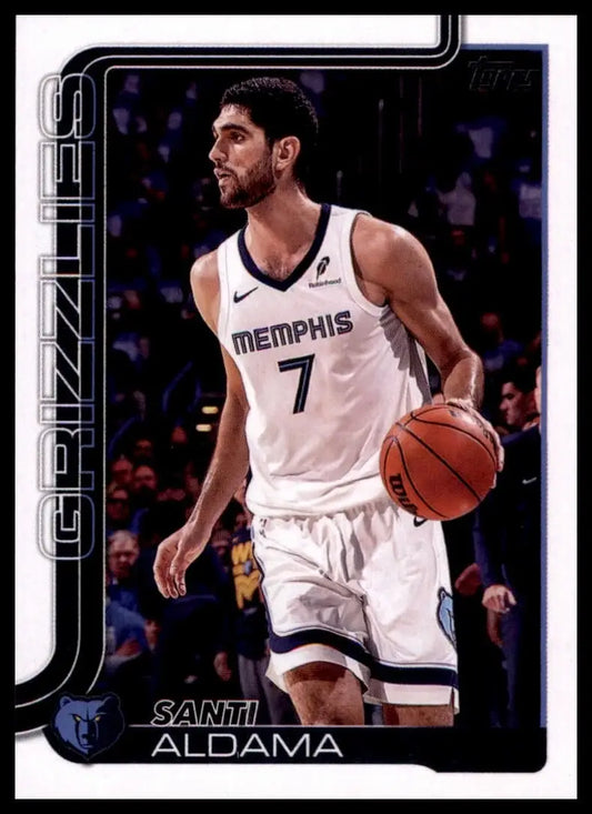 2025-26 Topps Santi Aldama #187 Memphis Grizzlies Basketball Card NBA Sports