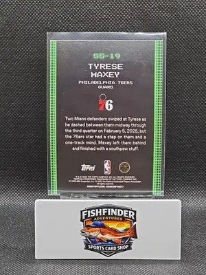 2025-26 Topps - Scan and Slam Tyrese Maxey #SS-19 - Basketball Card Single