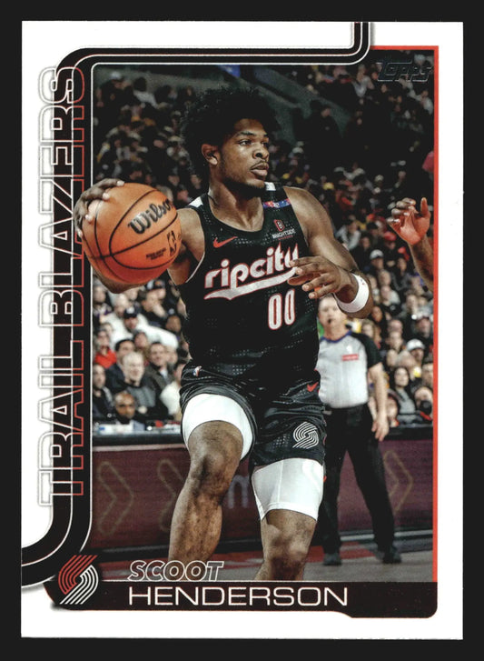 2025-26 Topps Scoot Henderson #122 Portland Trail Blazers - Basketball Card Single