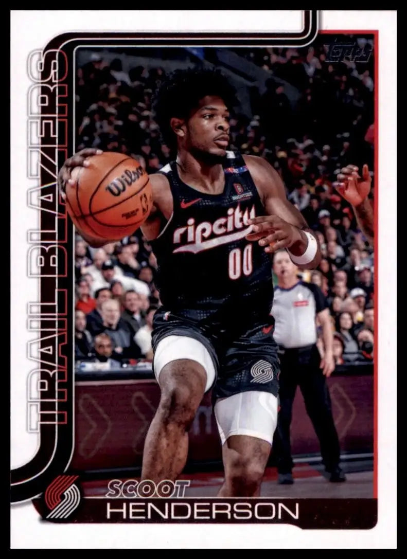 2025-26 Topps Scoot Henderson #122 Portland Trail Blazers Basketball Card NBA - Basketball Card Single