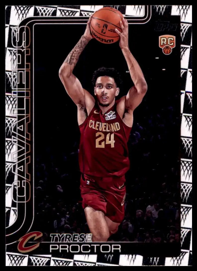 2025-26 Topps Season Tip Off Tyrese Proctor Rookie #250 Cleveland Cavaliers Card - Basketball Card Single