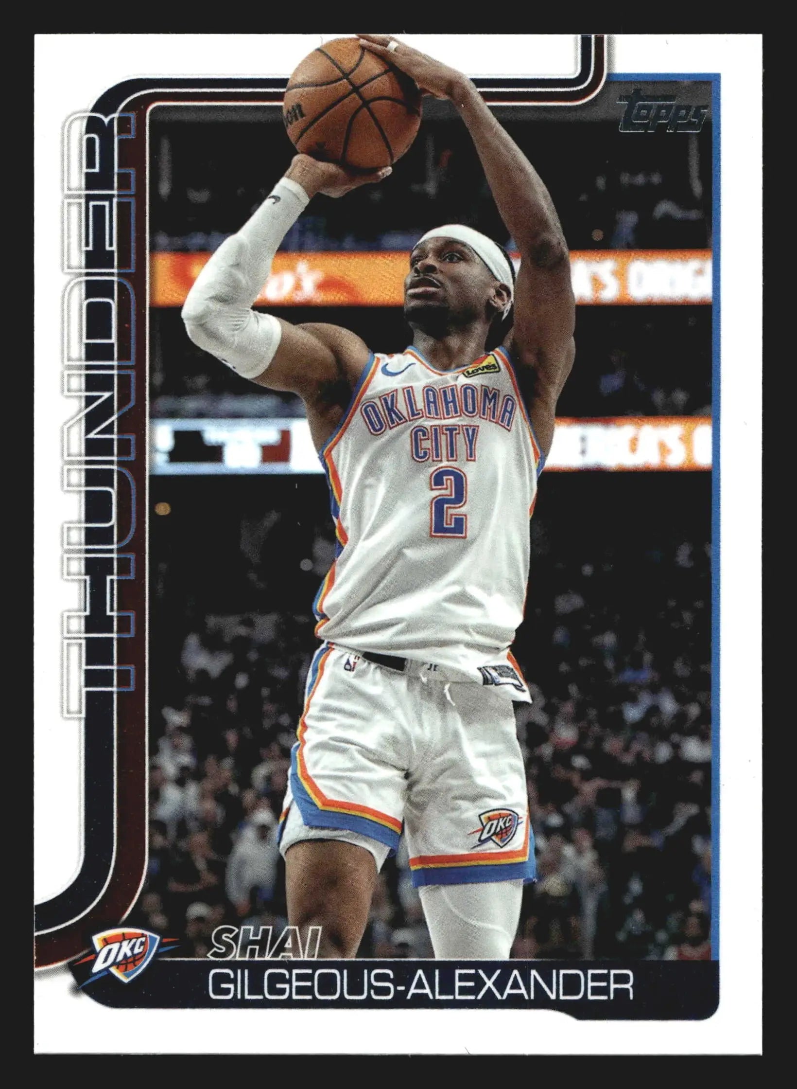 2025-26 Topps Shai Gilgeous-Alexander #115 Thunder - Basketball Card Single