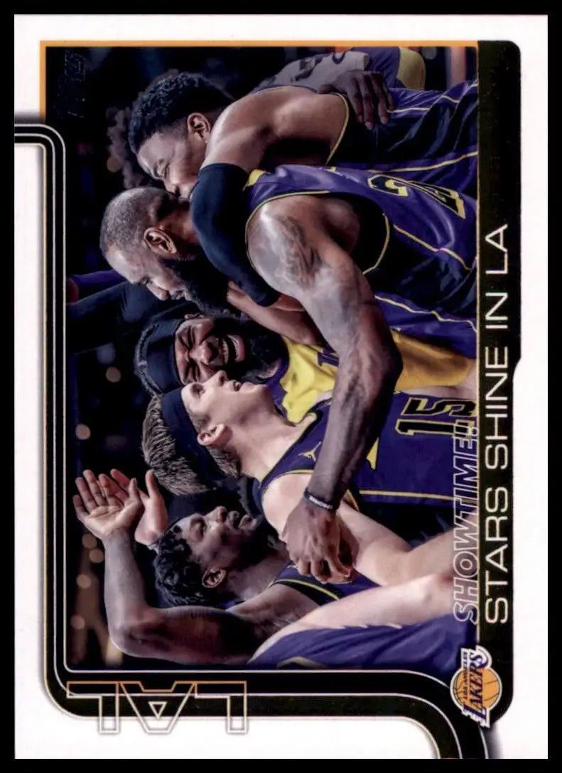 2025-26 Topps Showtime #293 Los Angeles Lakers Basketball Card NBA Sports - Basketball Card Single