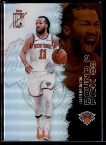 2025-26 Topps Signature Class Chrome Refractor #58 Jalen Brunson NM Nea ID:83416