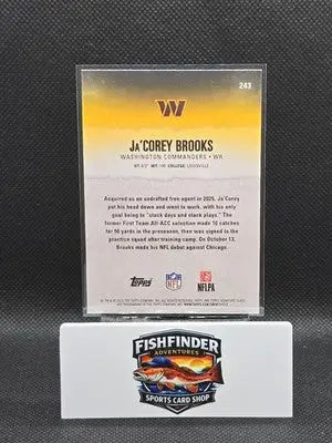 2025-26 Topps Signature Rookie Class Ja’Corey Brooks #243 Silver /275 RC - Football Card Single