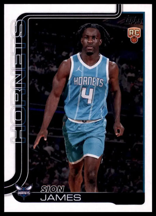 2025-26 Topps Sion James Rookie #233 Charlotte Hornets Basketball Card NBA Sport