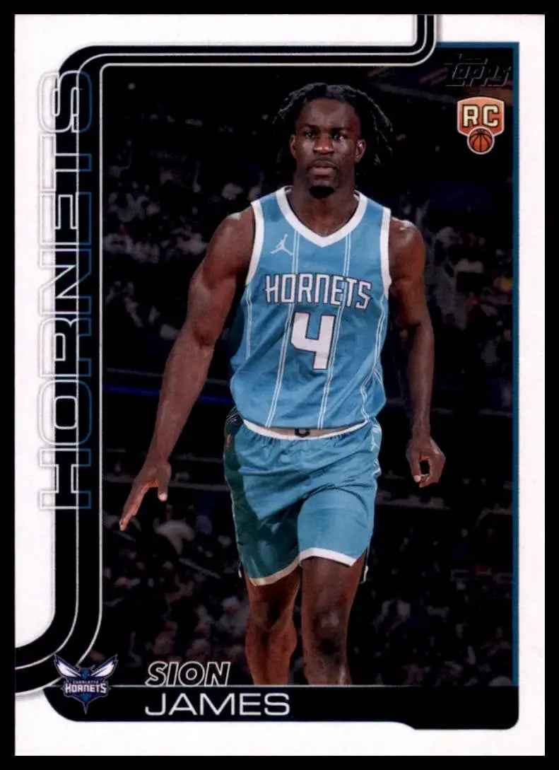 2025-26 Topps Sion James Rookie #233 Charlotte Hornets Basketball Card NBA Sport - Basketball Card Single