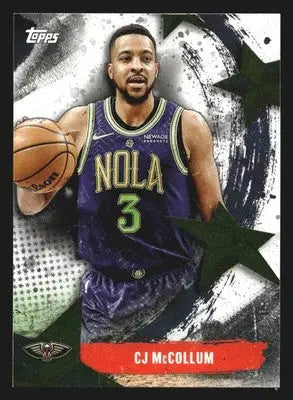 2025-26 Topps Stars of the NBA CJ McCollum #SA-30 Insert New Orleans Pelicans - Basketball Card Single