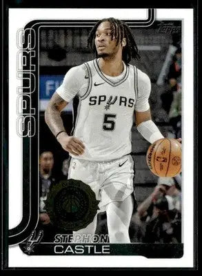 2025-26 Topps Stephon Castle #197 San Antonio Spurs