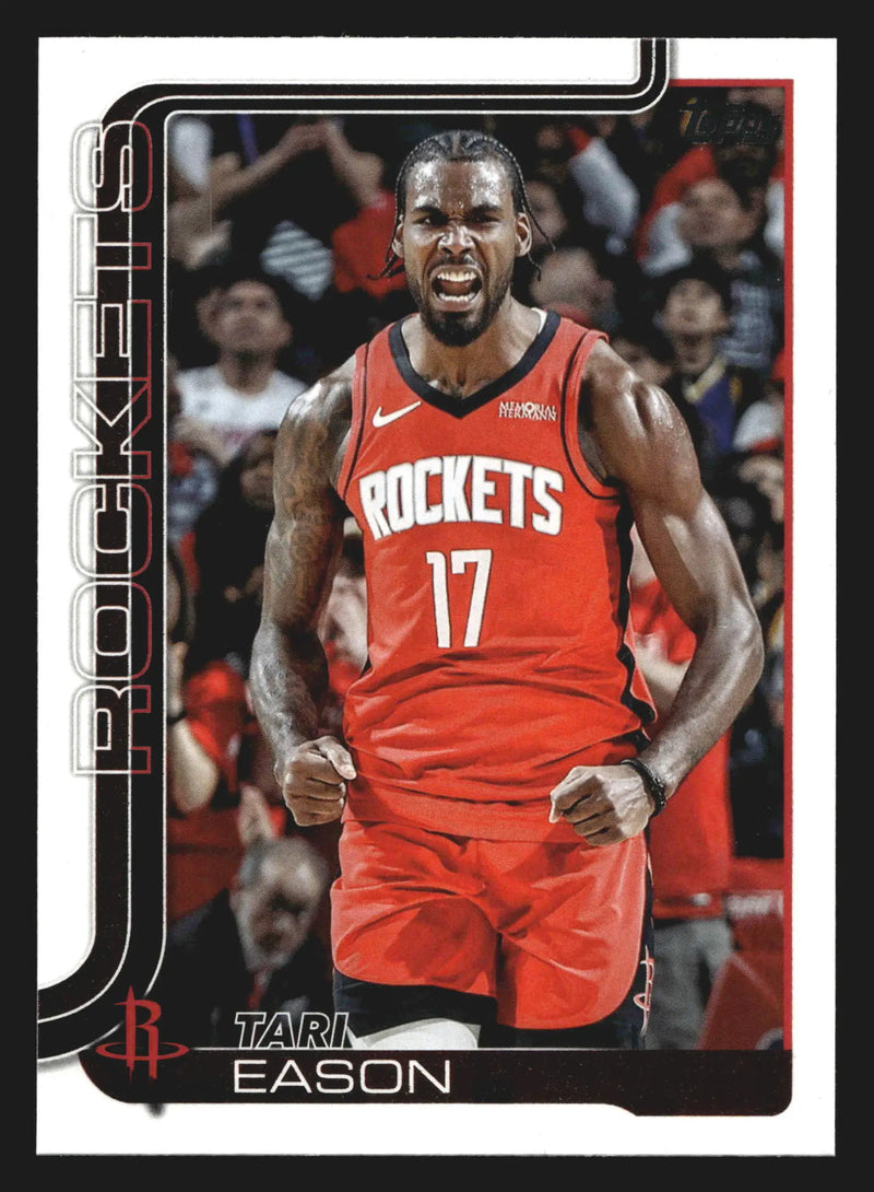 2025-26 Topps Tari Eason #179 Houston Rockets - Basketball Card Single