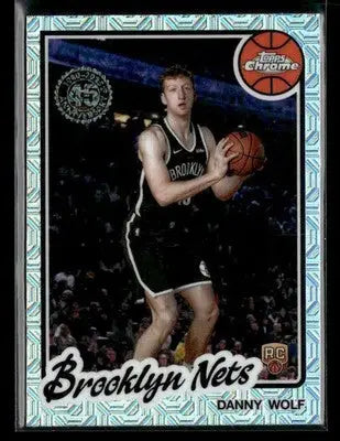2025-26 Topps #TC-DW Danny Wolf 1980-81 Silver Pack Mojo RC Brooklyn Nets
