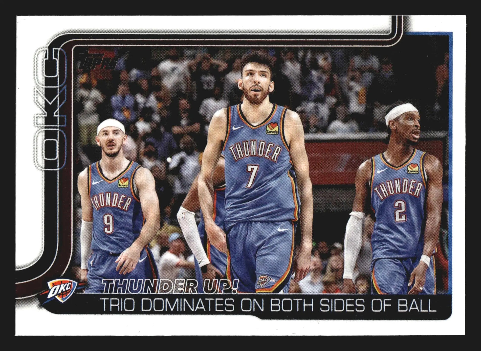2025-26 Topps Thunder Up! #288 Oklahoma City Thunder - Basketball Card Single