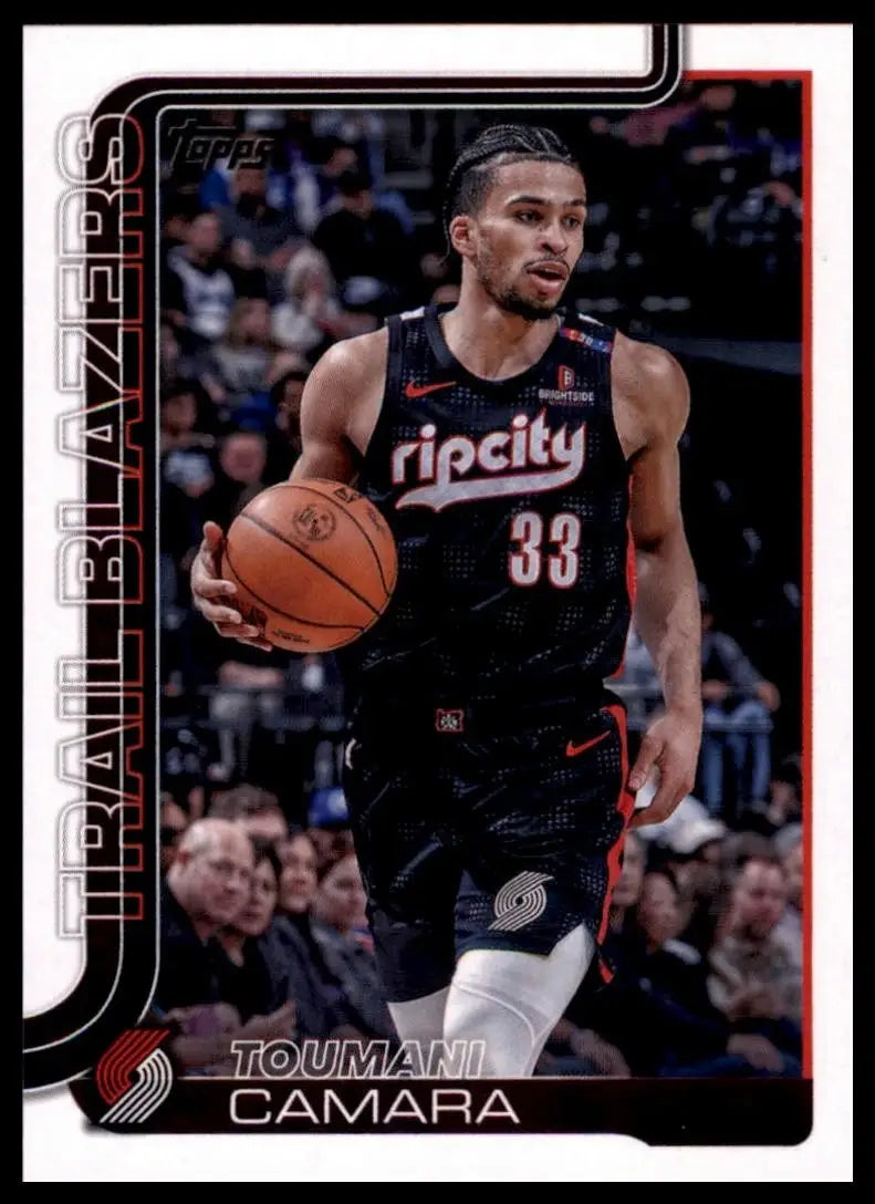 2025-26 Topps Toumani Camara #128 Portland Trail Blazers Basketball Card NBA - Basketball Card Single