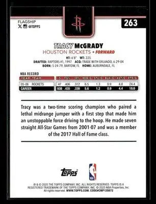 2025-26 Topps Tracy McGrady #263 Houston Rockets
