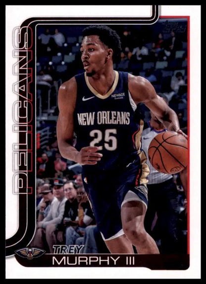 2025-26 Topps Trey Murphy III #190 New Oreleans Pelicans Basketball Card NBA - Trading Cards